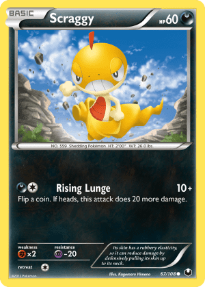 Scraggy (Mirror Reverse Holofoil)