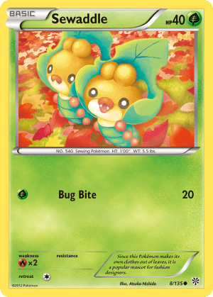Sewaddle (Reverse Holofoil)