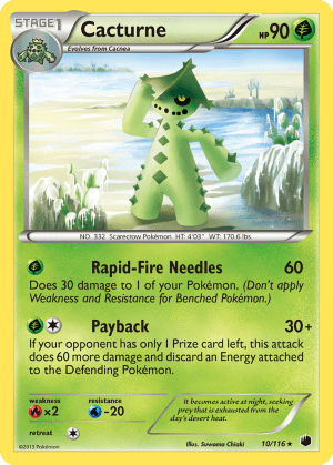Cacturne (Reverse Holofoil)