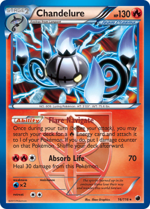 Chandelure (Reverse Holofoil)