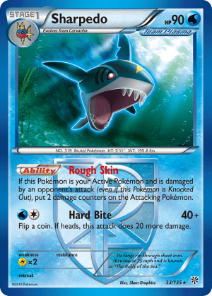Sharpedo (Reverse Holofoil)