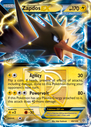 Zapdos-EX (Sheen Holofoil)