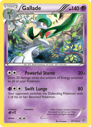 Gallade (Cosmos Holofoil)