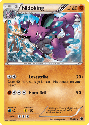 Nidoking (Reverse Holofoil)