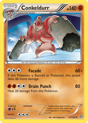 Conkeldurr (Reverse Holofoil)