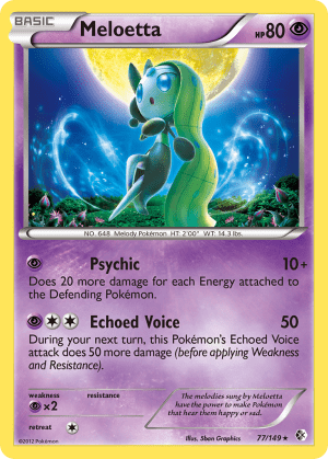 Meloetta (Reverse Holofoil)