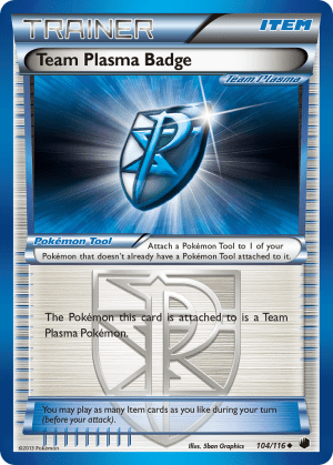 Team Plasma Badge (Reverse Holofoil)
