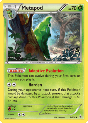Metapod (Reverse Holofoil)