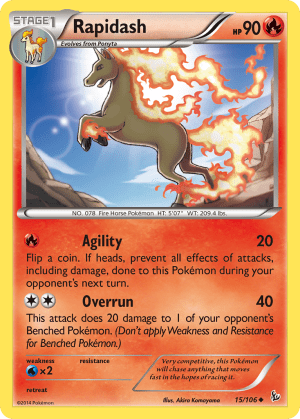 Rapidash (Reverse Holofoil)