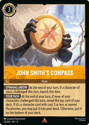 John Smith's Compass (Cold Foil)