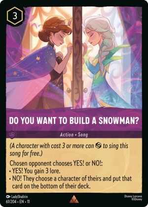 Do You Want To Build A Snowman? (Cold Foil)