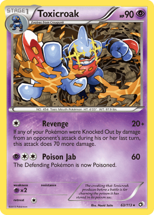 Toxicroak (Reverse Holofoil)