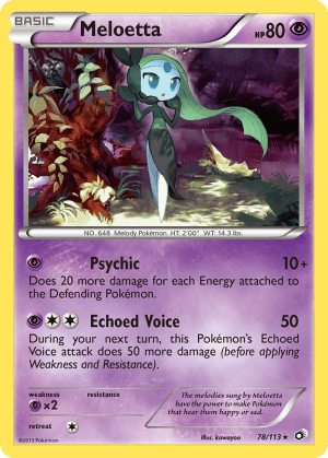 Meloetta (Reverse Holofoil)