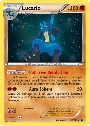 Lucario (Reverse Holofoil)