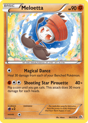 Meloetta (Reverse Holofoil)