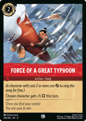 Force of a Great Typhoon (Cold Foil)
