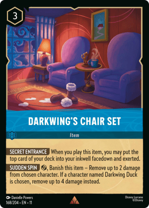 Darkwing's Chair Set (Cold Foil)