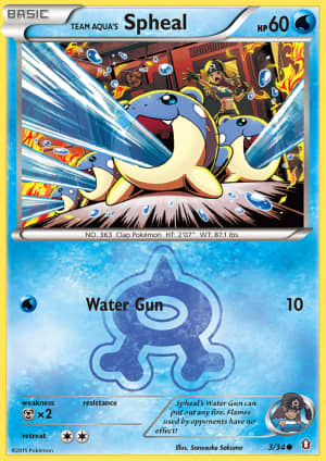 Team Aqua's Spheal (Reverse Holofoil)