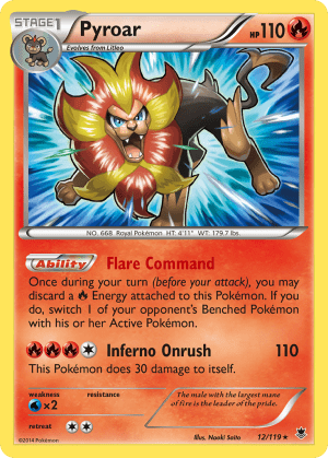 Pyroar (Cosmos Holofoil)