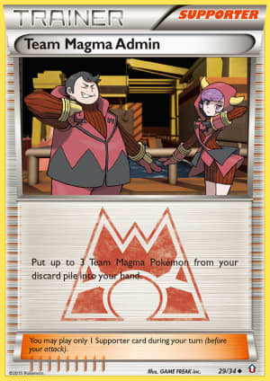 Team Magma Admin (Reverse Holofoil)