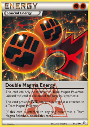 Double Magma Energy (Reverse Holofoil)