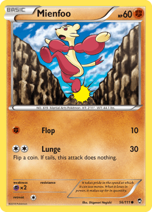 Mienfoo (Reverse Holofoil)