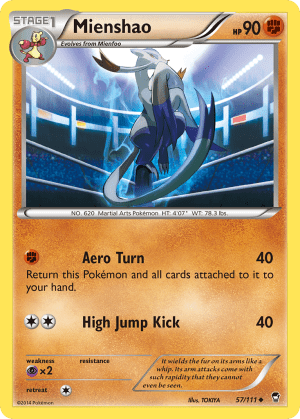 Mienshao (Reverse Holofoil)