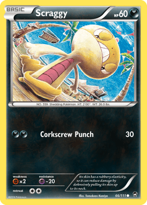 Scraggy (Reverse Holofoil)