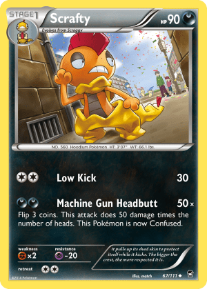 Scrafty (Reverse Holofoil)