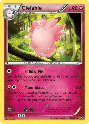 Clefable (Reverse Holofoil)