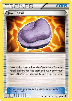 Jaw Fossil (Reverse Holofoil)