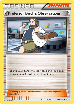 Professor Birch's Observations (Reverse Holofoil)