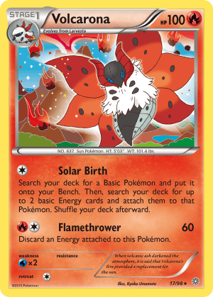 Volcarona (Reverse Holofoil)