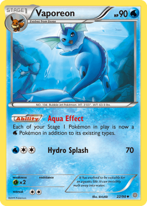 Vaporeon (Reverse Holofoil)