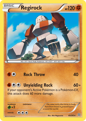 Regirock (Cracked Ice Holofoil)