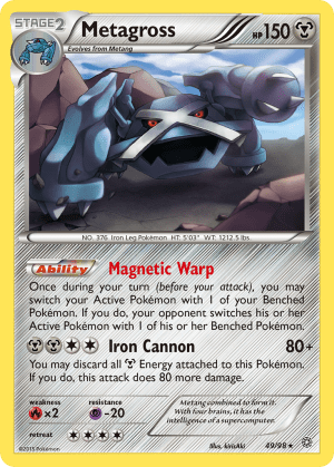 Metagross (Cracked Ice Holofoil)