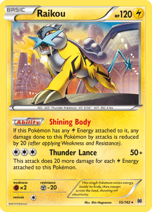 Raikou (Reverse Holofoil)