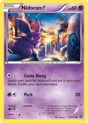 Nidoran ♂ (Reverse Holofoil)