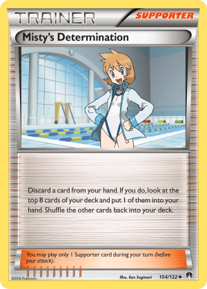 Misty's Determination (Reverse Holofoil)