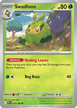 Swadloon (Poke Ball Reverse Holofoil)