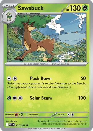Sawsbuck (Poke Ball Reverse Holofoil)