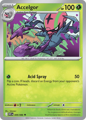 Accelgor (Master Ball Reverse Holofoil)