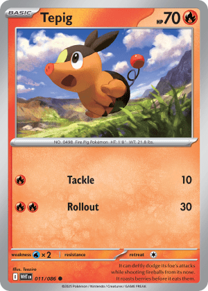 Tepig (Master Ball Reverse Holofoil)