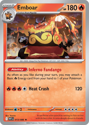 Emboar (Master Ball Reverse Holofoil)