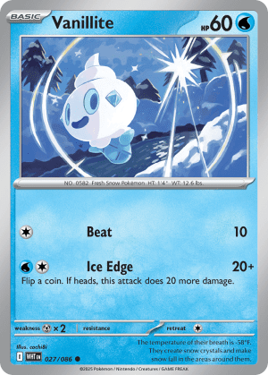 Vanillite (Reverse Holofoil)