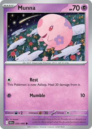 Munna (Poke Ball Reverse Holofoil)