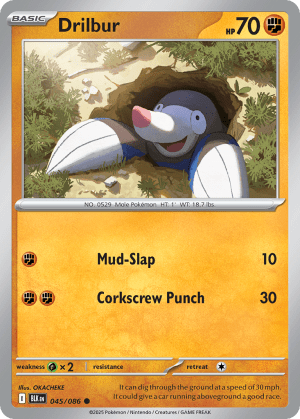 Drilbur (Poke Ball Reverse Holofoil)