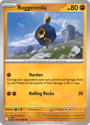 Roggenrola (Master Ball Reverse Holofoil)