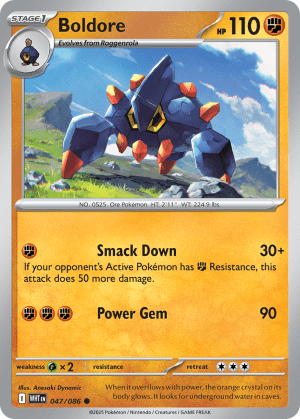 Boldore (Master Ball Reverse Holofoil)