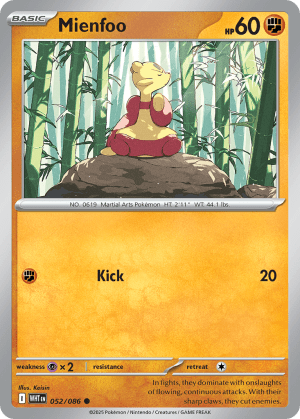 Mienfoo (Reverse Holofoil)
